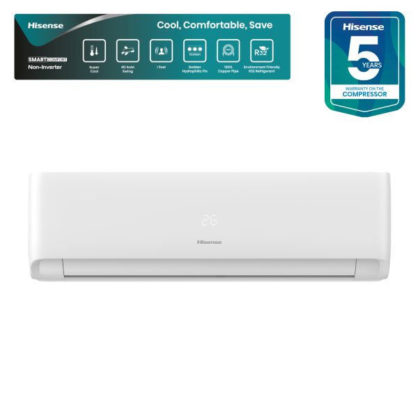 Hisense 1 Ton Smart Comfort AC AS-12CW4RGRKF01BU