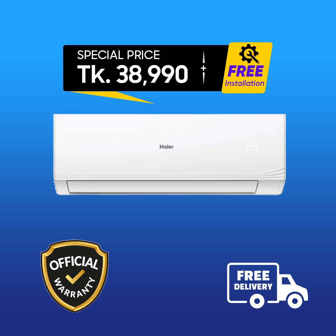 Haier 1 Ton Aquacool Non Inverter Air Conditioner [HSU-12TurboAqua(FIX)(Pro)]