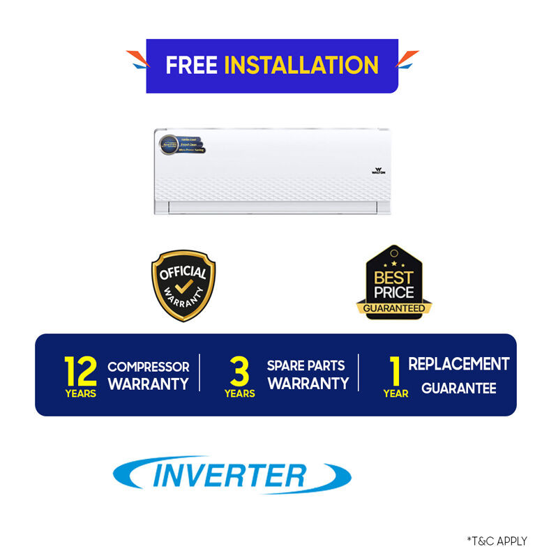 Walton 1.5 Ton Inverter Air Conditioner [WSI-DIAMOND-18M (FROST CLEAN)]