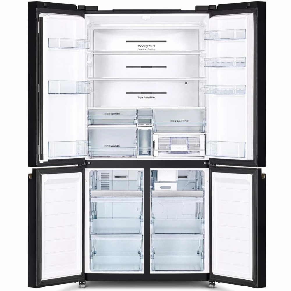 Hitachi 4 Door French Bottom Freezer | R-WB640V0PB KD (GBK) | 638 L