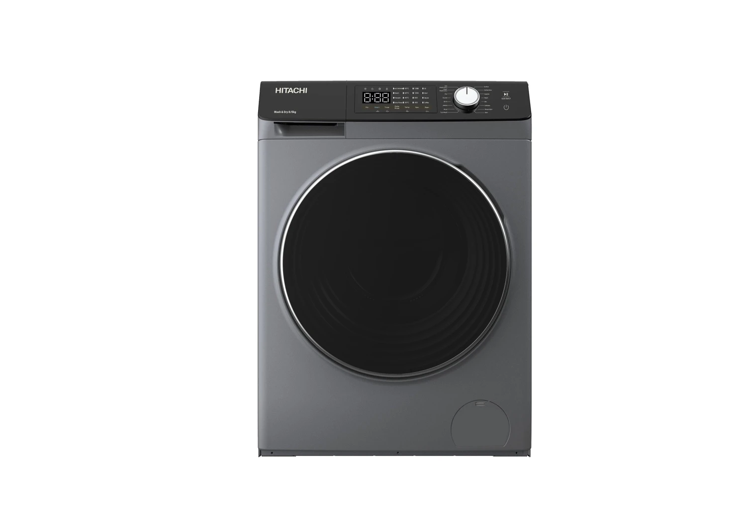 Hitachi Front Loading Inverter Washer Dryer Washing Mahcine | D802HVOS | Wash 8kg / Dry 5kg