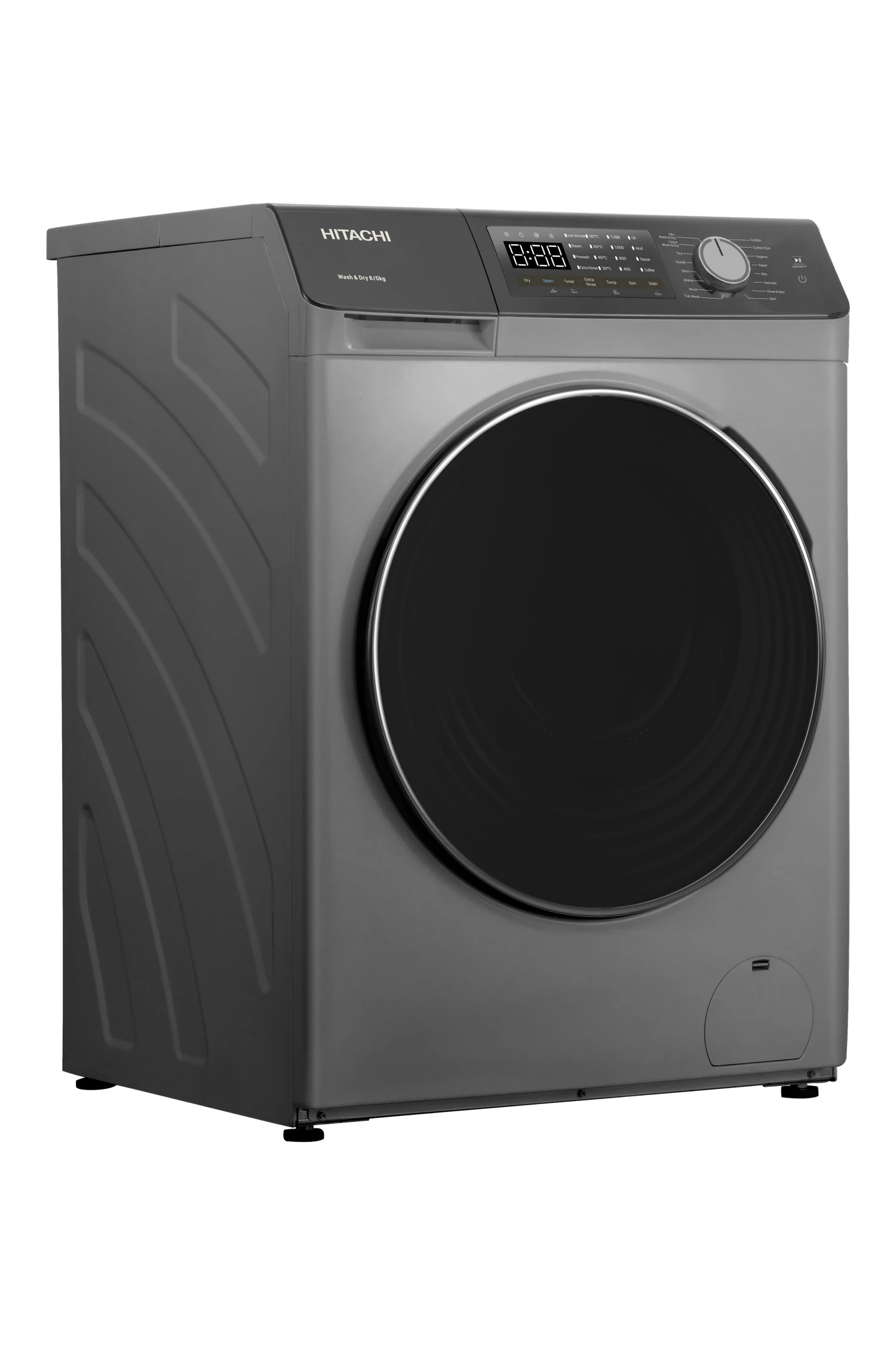 Hitachi Front Loading Inverter Washer Dryer Washing Mahcine | D802HVOS | Wash 8kg / Dry 5kg