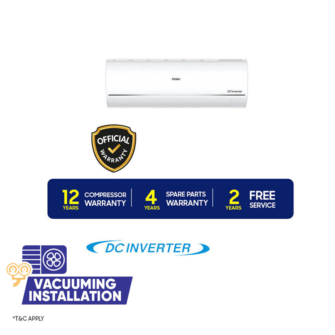 Haier 1.6 Ton UVCool Inverter Pro DC Inverter Air Conditioner [HSU-19UVCool(INV)(Pro)]