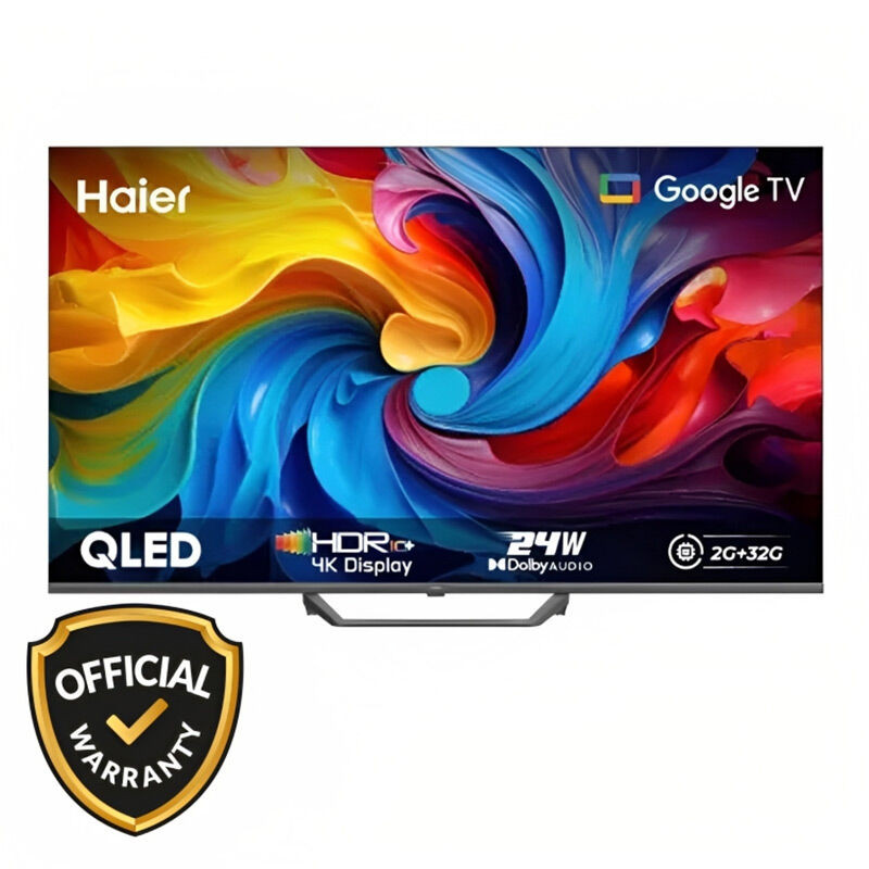 Haier 43 Inch QLED 4K UHD Google TV (H43S80EUX)