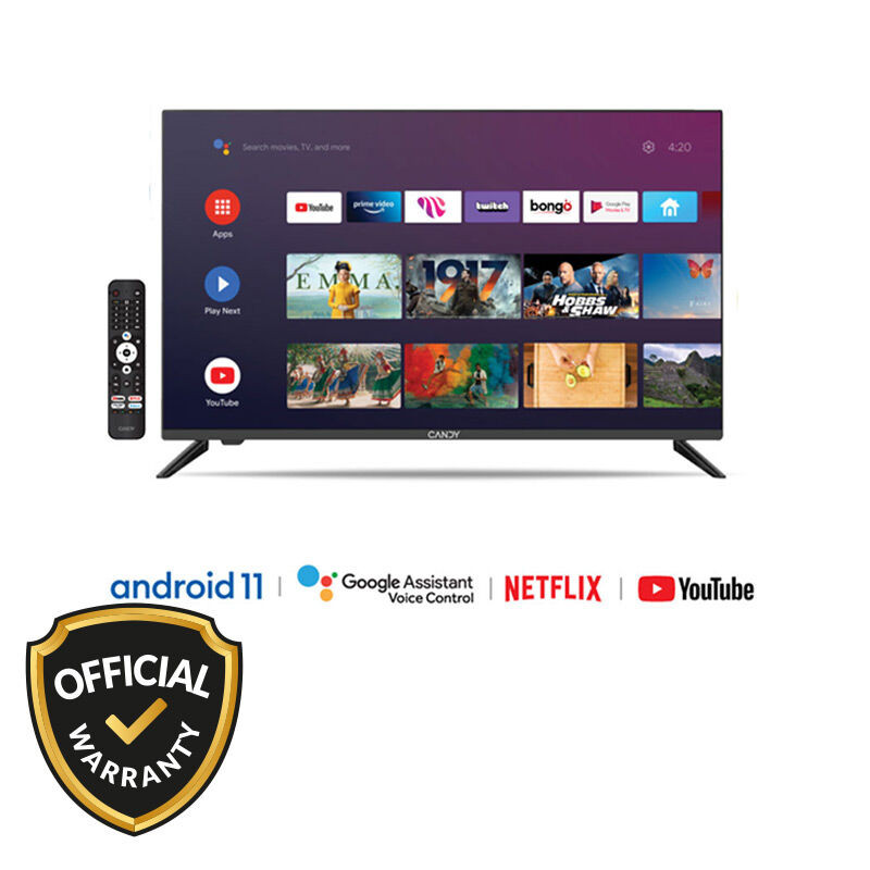 Haier Candy 40 Inch FHD Bezel-Less Android Smart TV (C40K6FG)