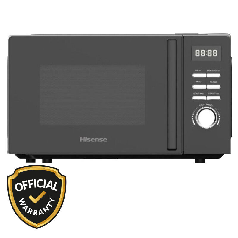 Hisense 20L Solo Microwave Oven with LED Display & Grey Cavity (H20MOBS5H)