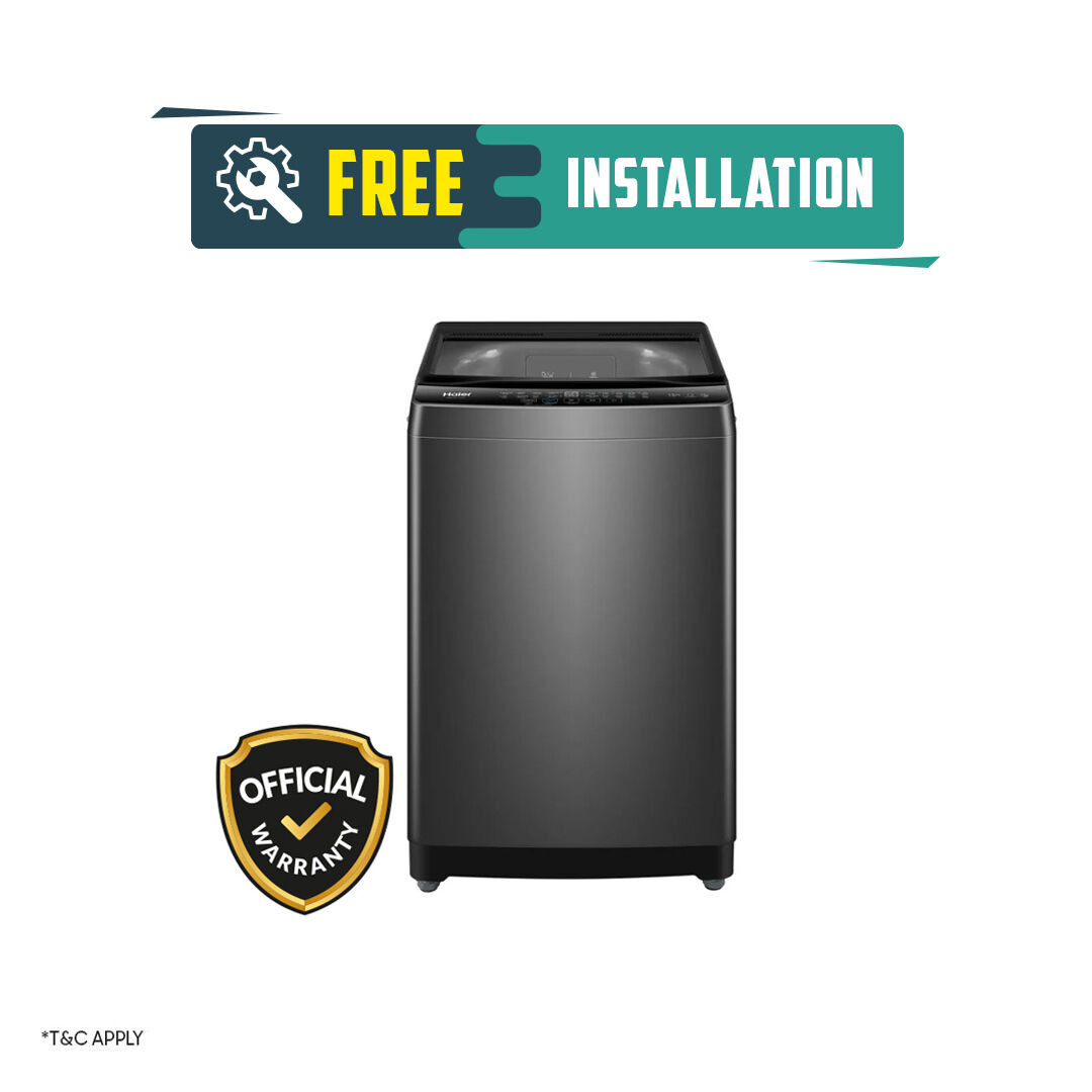Haier 12kg Top Load Automatic Washing Machine (HWM120-316S6)-Starry Silver