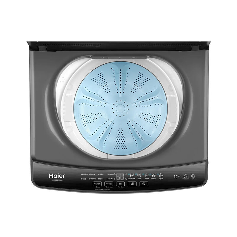 Haier 12kg Top Load Automatic Washing Machine (HWM120-316S6)-Starry Silver