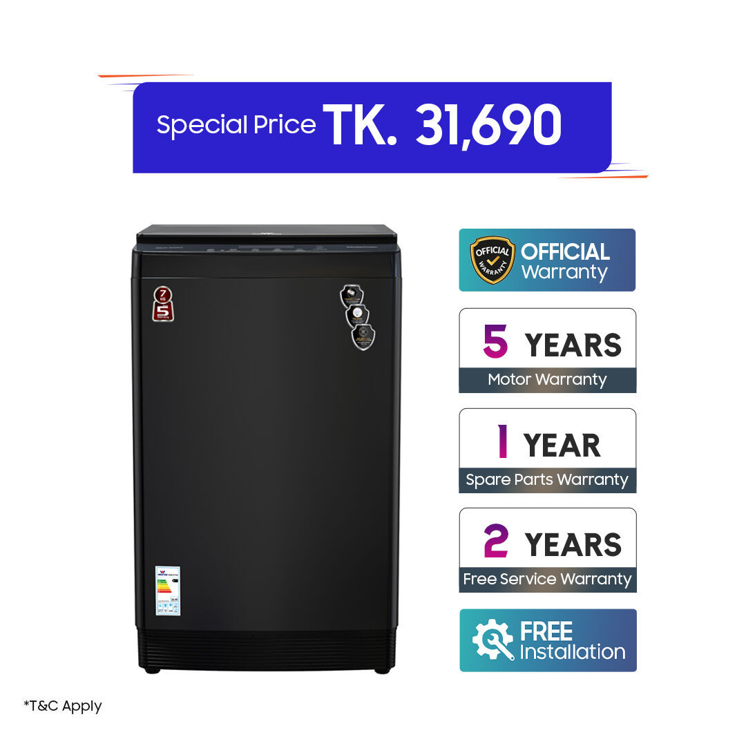 Walton 8KG Automatic Top Loading Washing Machine (WWM-ATV80)