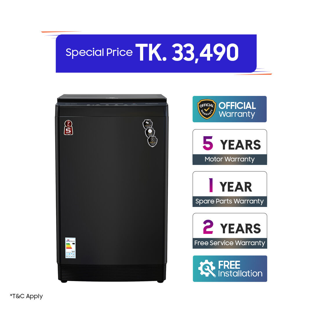 Walton 9KG Automatic Top Loading Washing Machine (WWM-ATV90)