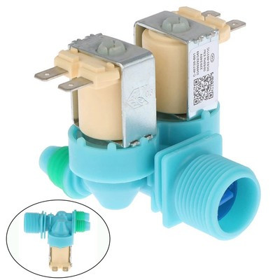 Washing Machine Inlet Feed Valve 2 Way Blue Suitable for Samsung Top Load Washing Machine