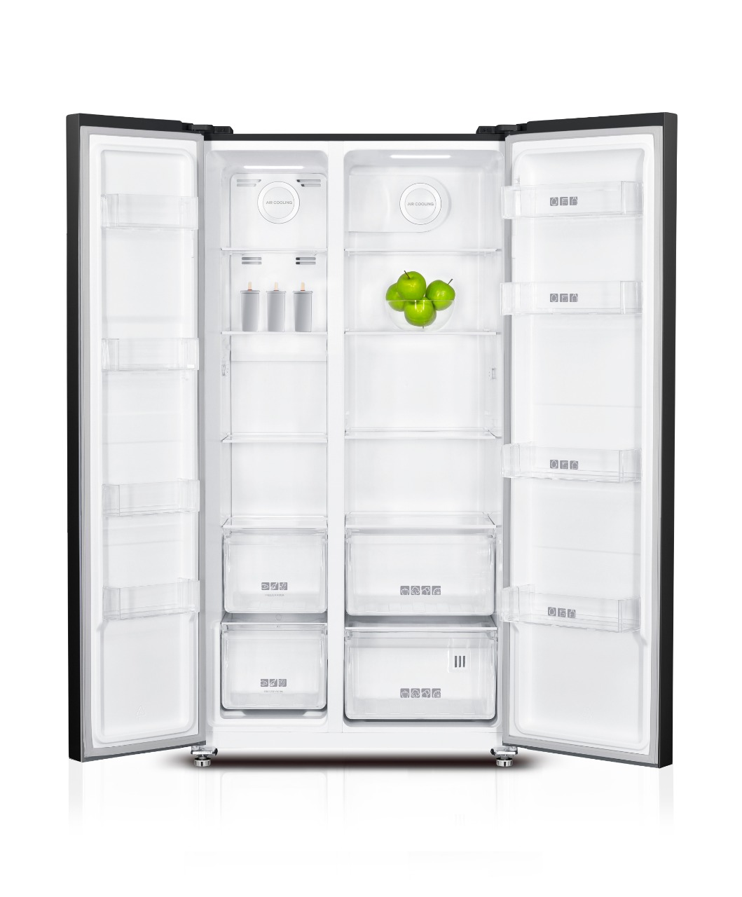 SHARP 2-Door Side by Side Refrigerator SJ-ESB631XN | 521 Liters – Black