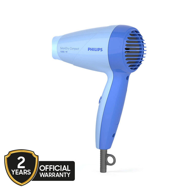 Philips 1000W Compact Hair Dryer-Blue (HP8100/60)
