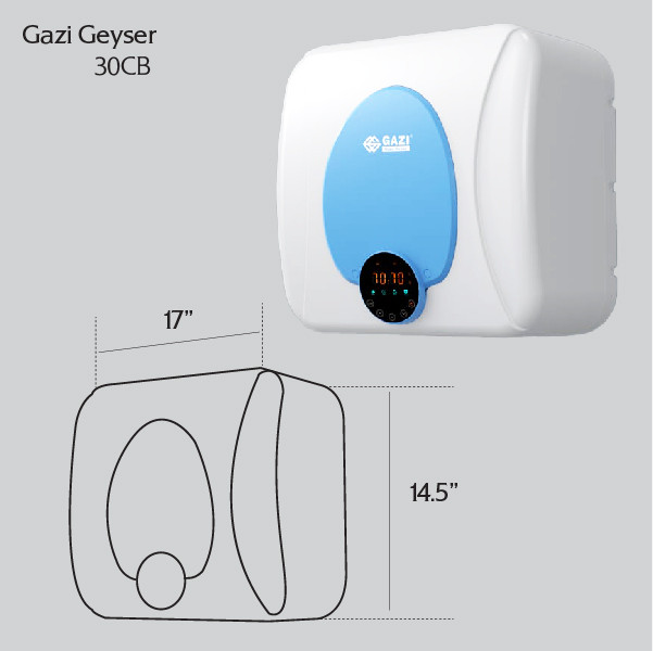 30CB Gazi Geyser-30 Litre