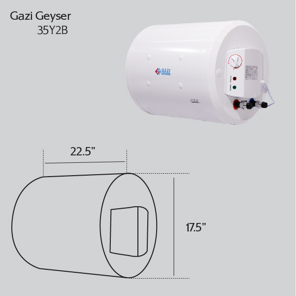 35Y2B Gazi Geyser-35 Litre
