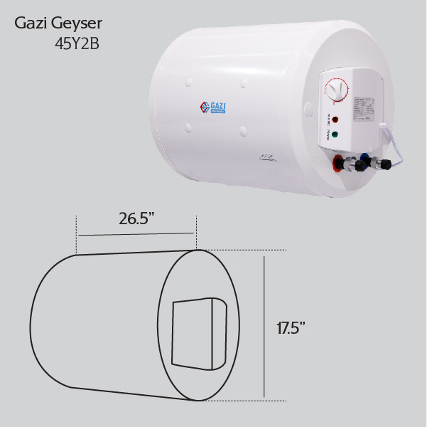 45Y2B Gazi Geyser-45 Litre