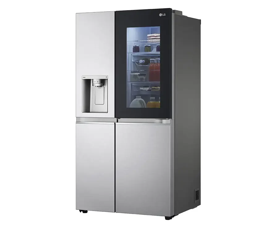 617L SIDE-BY-SIDE-FRIDGE WITH INSTAVIEW DOOR-IN-DOOR™ IN NEW NOBLE STEEL