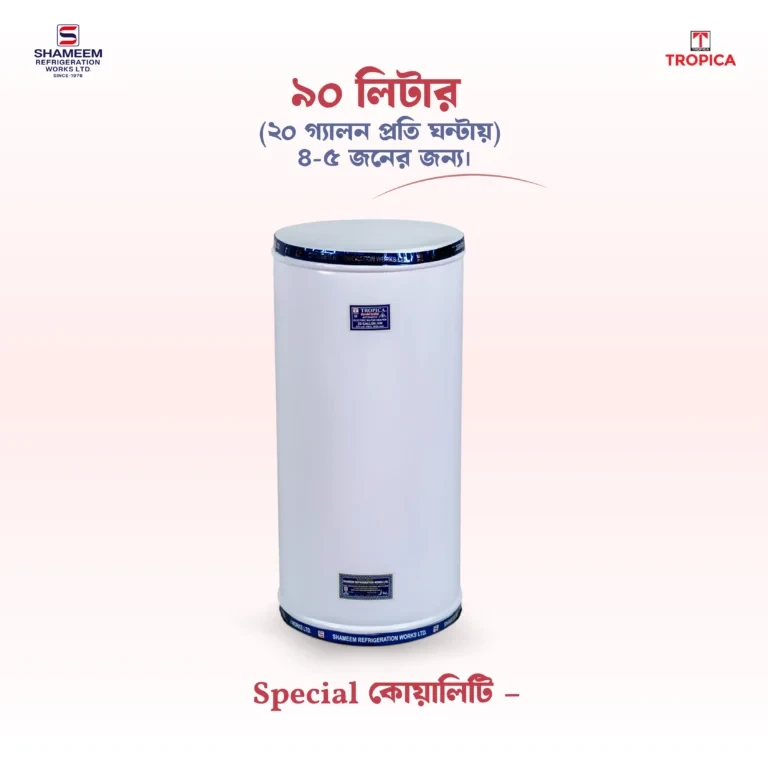 20 Gallon/HR (90 Liter) Shameem Tropica Geyser(Wall Hanging–Special)