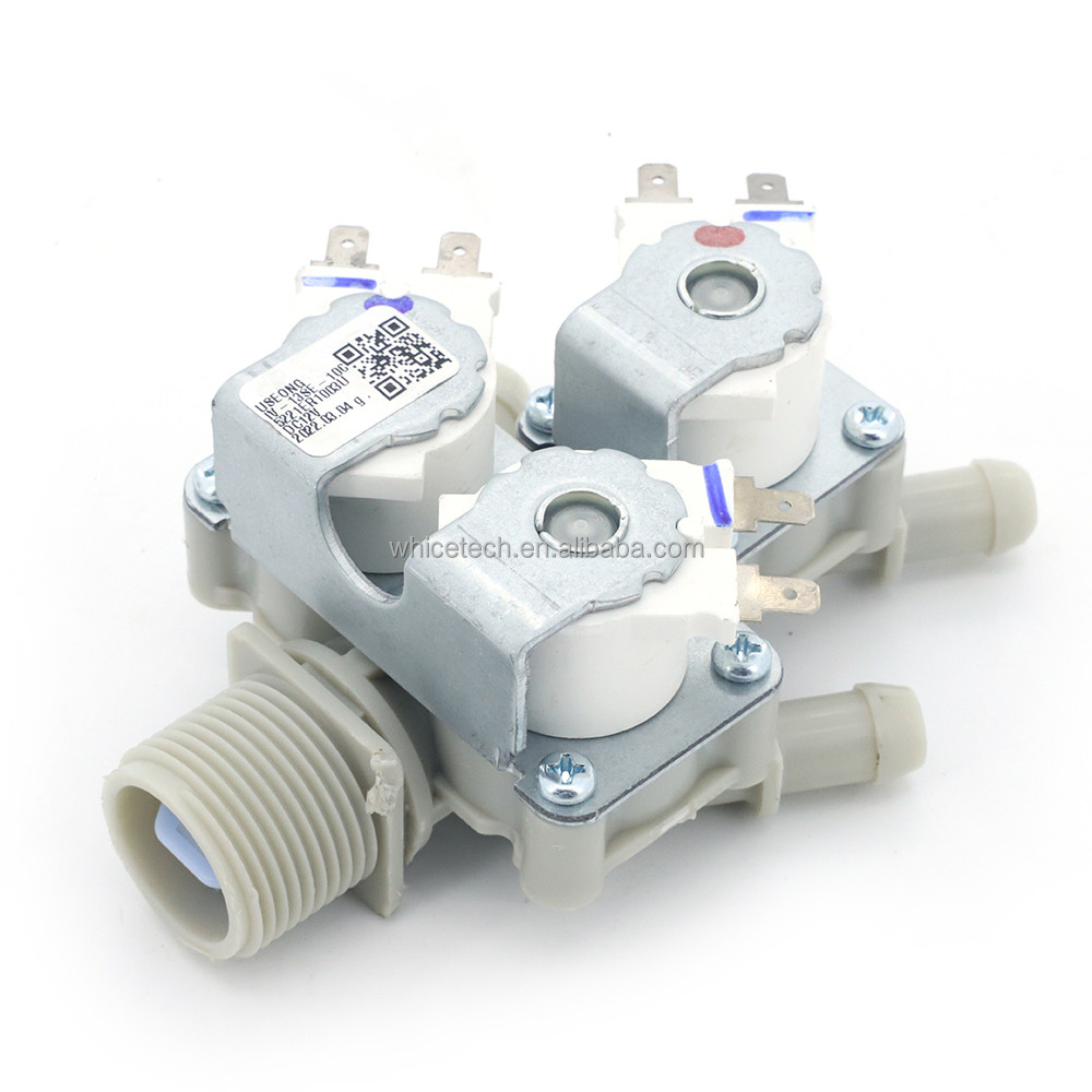 washing machine water inlet valve, water inlet valve, washing macheine.Solenoid Valve. three-way 220V AC