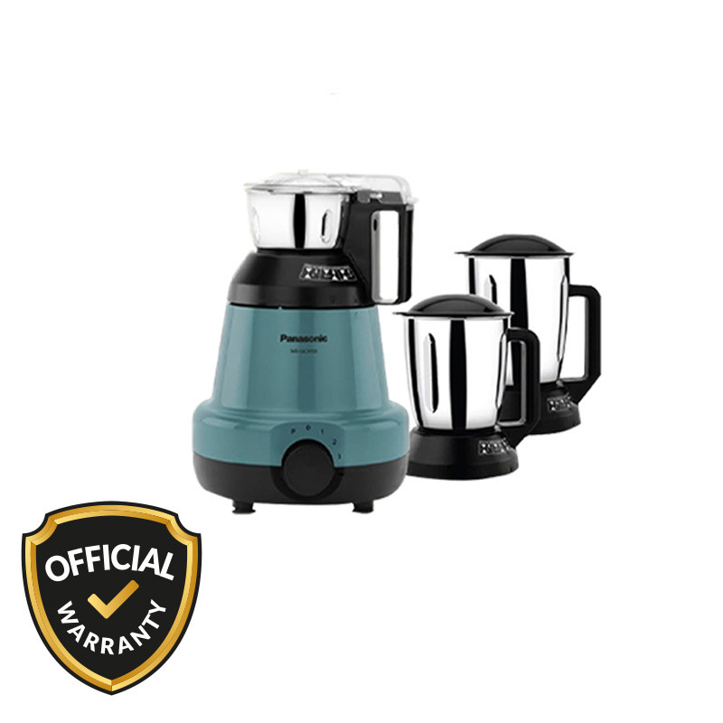 Panasonic 900W 3 Jars Mixer Grinder (MX-GC3550)-Coral Blue