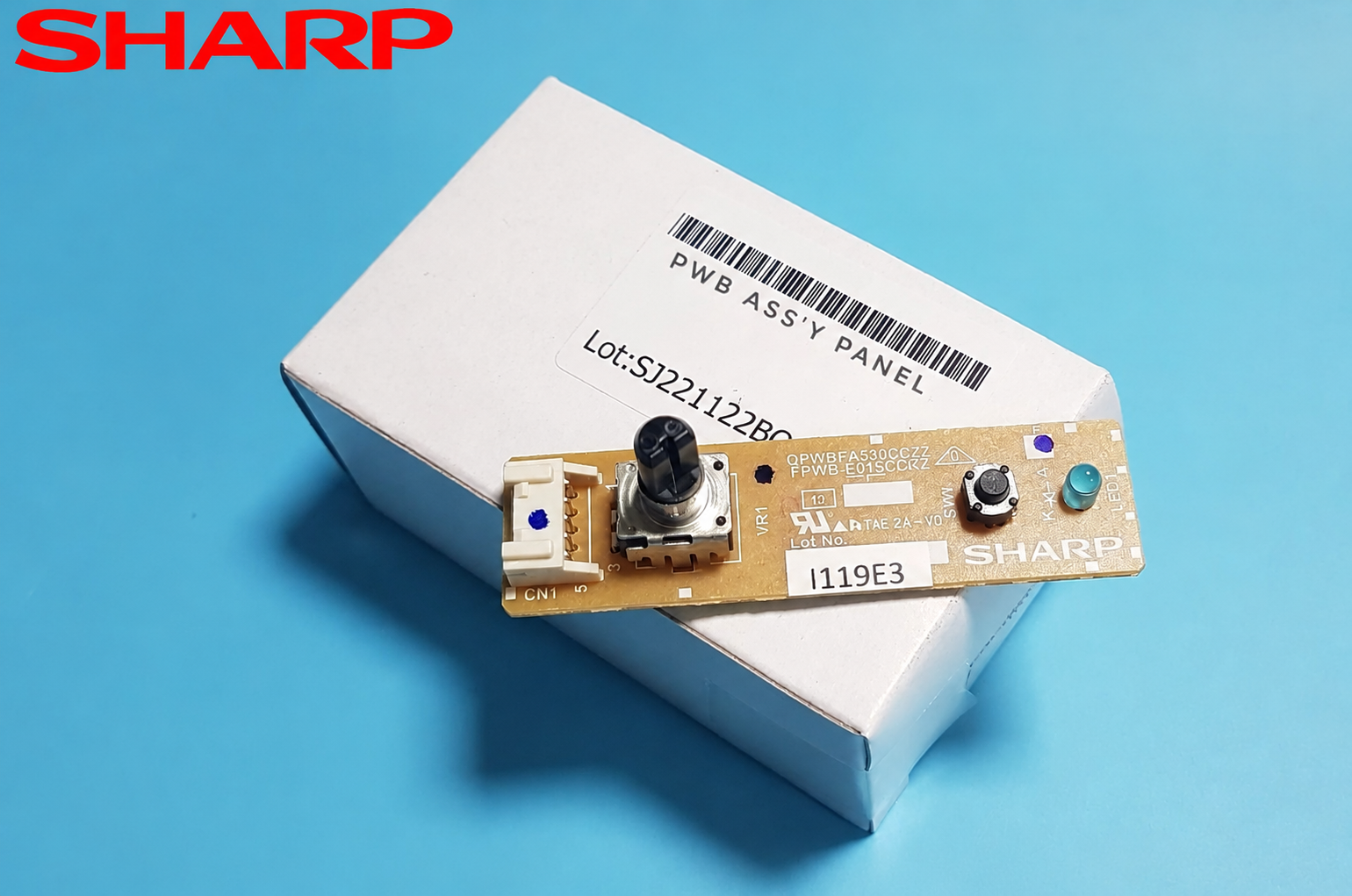 Sharp Thermostat VR Control Board (Part Number: FPWB-E015CBKZ)