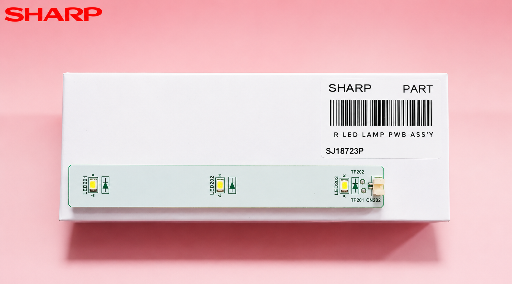 Sharp Refrigerator R LED Lamp PWB Assembly (part number SJ18723P)