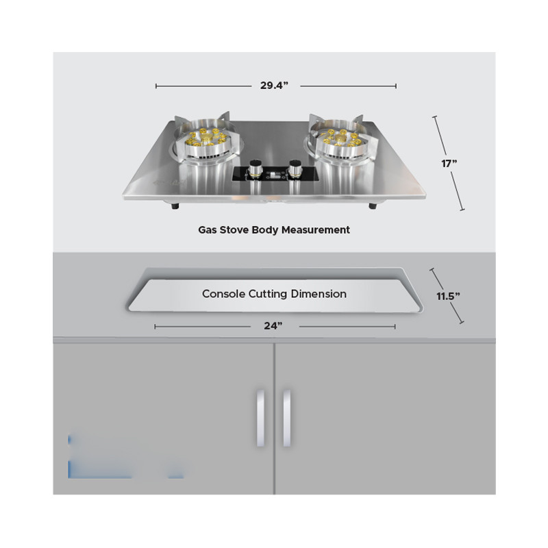 Gazi Smiss Gas Stove (EG-750S) (NG)