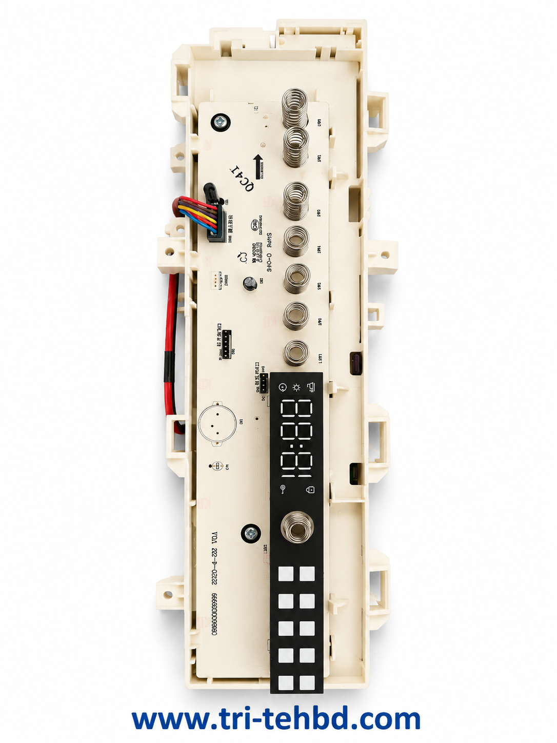 Whirlpool front-load washing machine/dryer display and control PCB (Printed Circuit Board)