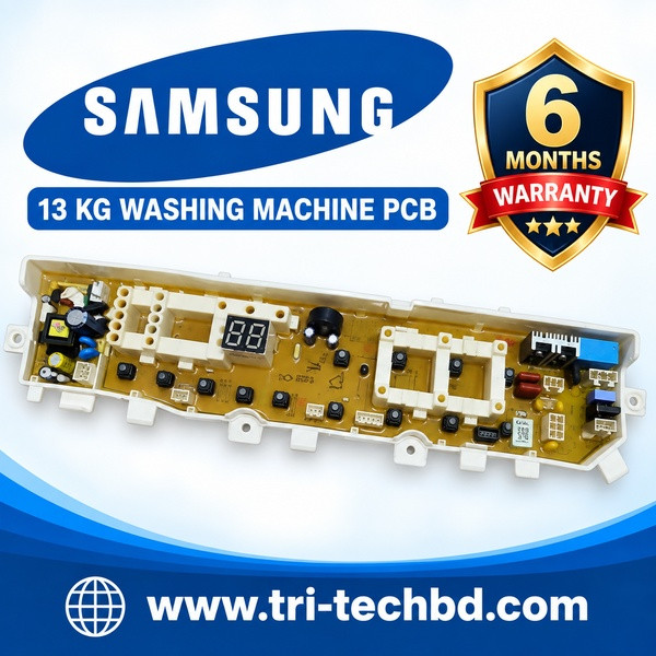 main control circuit board (PCB) designed for specific Samsung top-load washing machine 13Kg