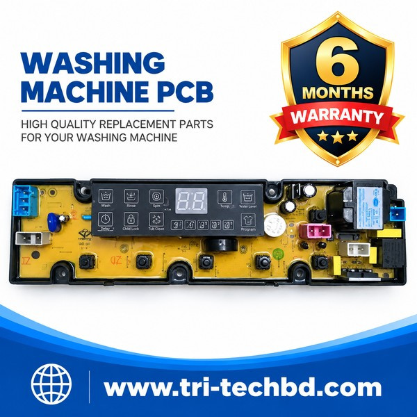Circuit board (PCB) designed for a top-loading washing machine, likely compatible with Singer 8.5kg models