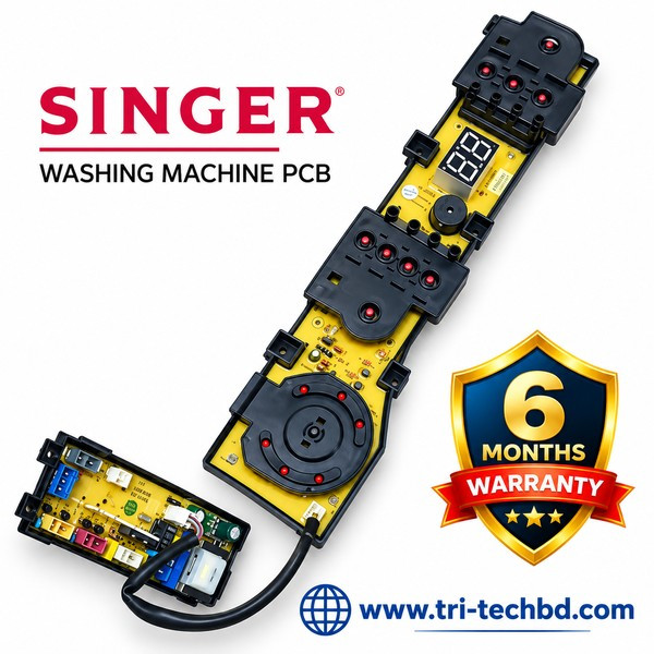 Singer PCB control board for a Singer 8.5kg top-loading washing machine