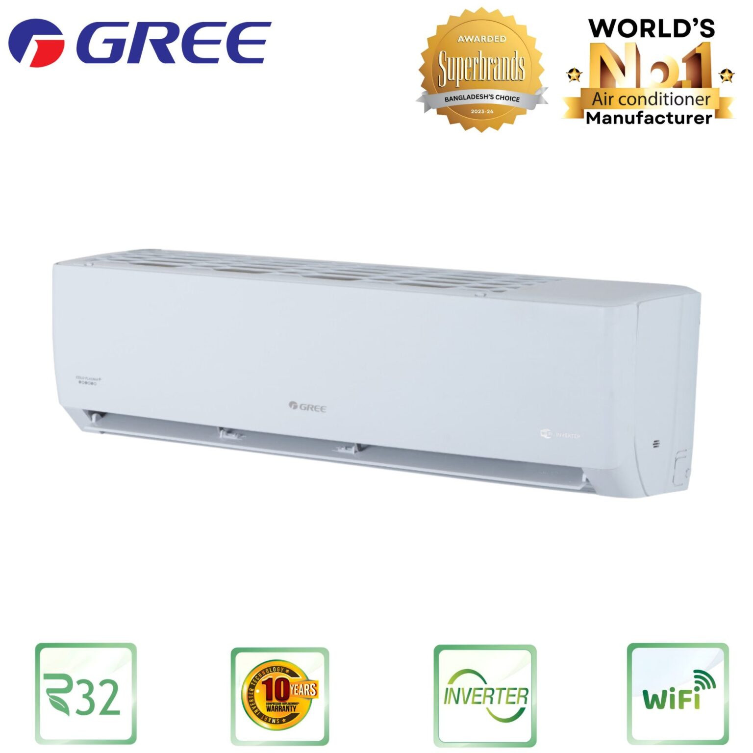 GS-24XLMV32-Gree Lomo Split Type Air Conditioner (2.0 TON, Inverter)