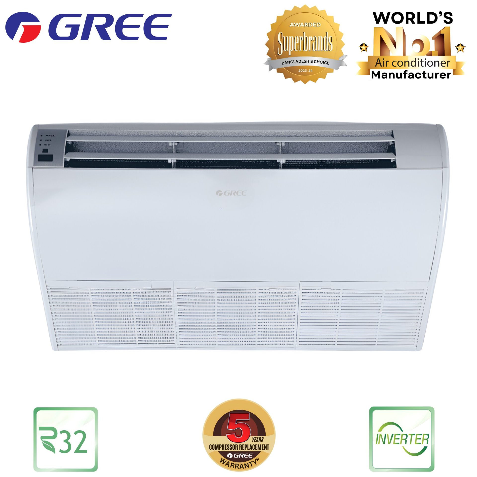 GS-60XDWV32- Gree Ceiling Type Air Conditioner (5.0 TON)- INVERTER