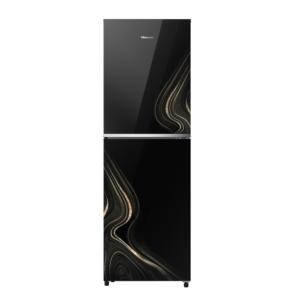 Hisense 277L TMF Glass Door Refrigerator RTDG276NAGS/BD3 Golden Sunlight