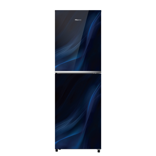 Hisense 270L BMF Glass Door Refrigerator RBDG266NAFB/BD3 Fusion Blue