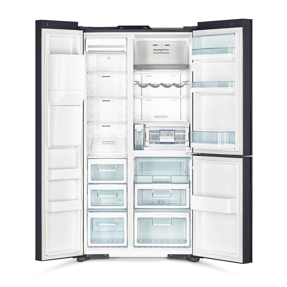 Hitachi Side By Side Refrigerator | R- M820VAG9PBX-(GBZ) | 633L
