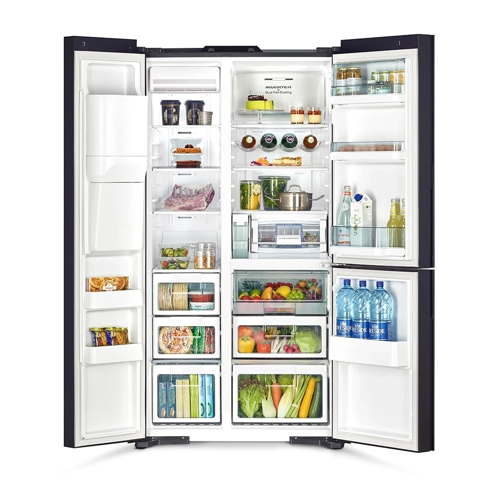 Hitachi Side By Side Refrigerator | R- M820VAG9PBX-(GBZ) | 633L