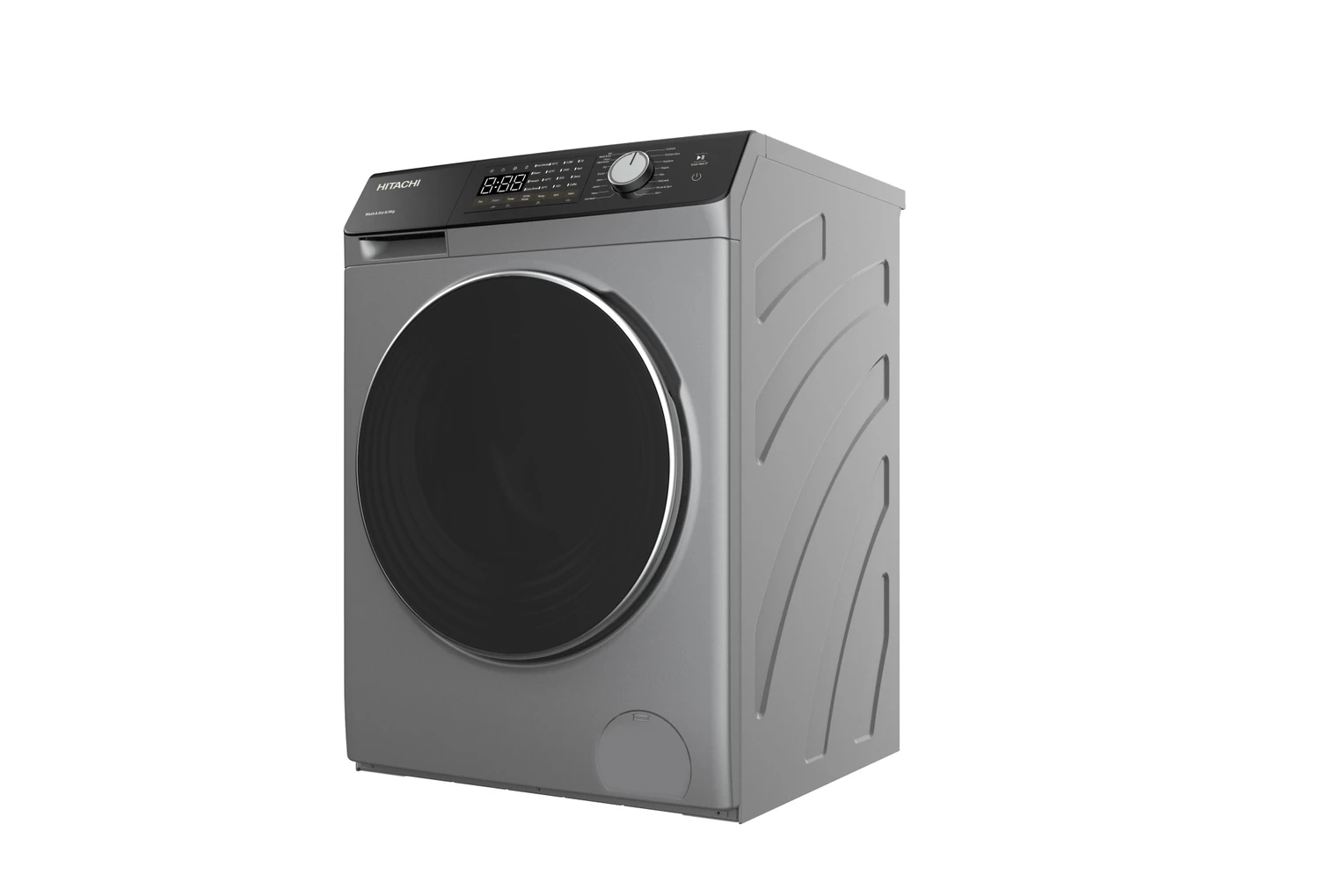 Hitachi Front Loading Inverter Washer Dryer Washing Mahcine | D802HVOS | Wash 8kg / Dry 5kg