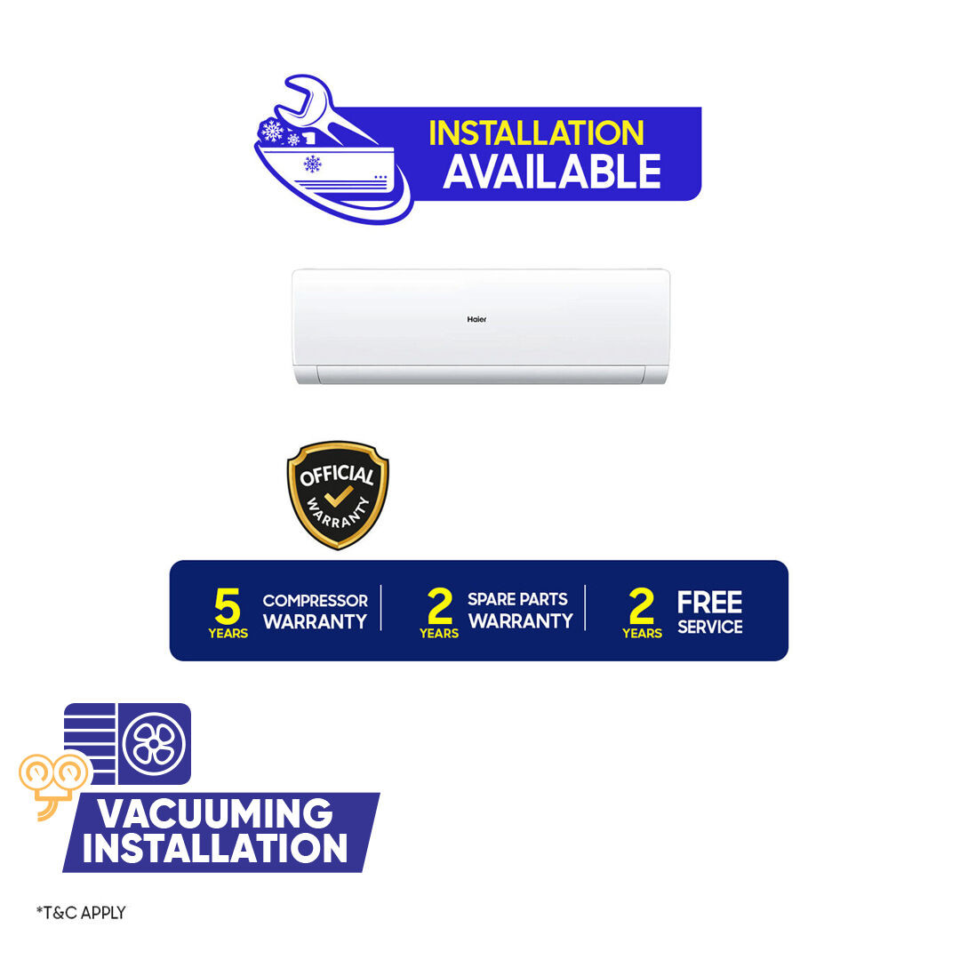 Haier 1 Ton TurboCool Non-Inverter Air Conditioner [HSU-12TurboCool (Fix Pro)]