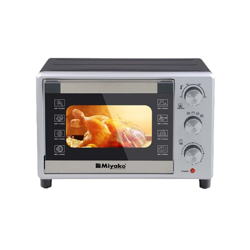 Miyako 27L Multifunctional Electric Oven (MT-827RCL-SSRB)-Silver