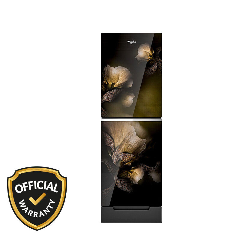 Whirlpool Fresh Magic Pro 278L Glass Door Refrigerator-Glow