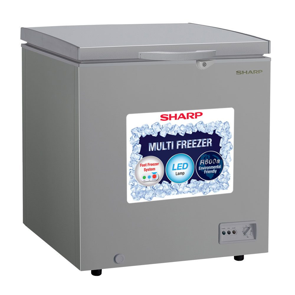 Sharp Freezer SJC-178-GY | 160 Liters - Grey
