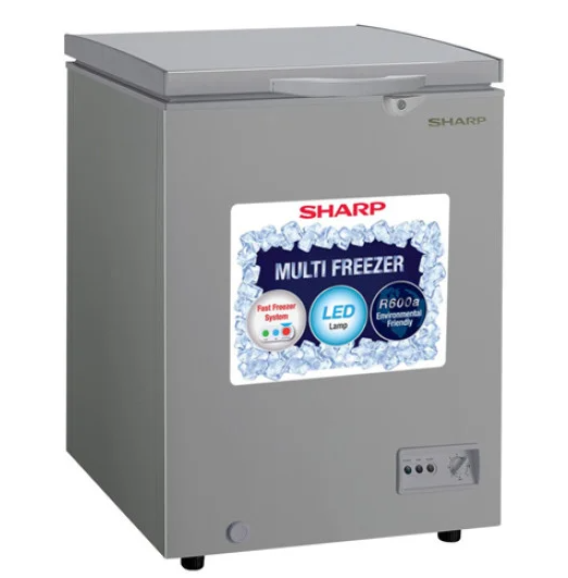 Sharp Freezer SJC-118-GY | 110 Liters - White