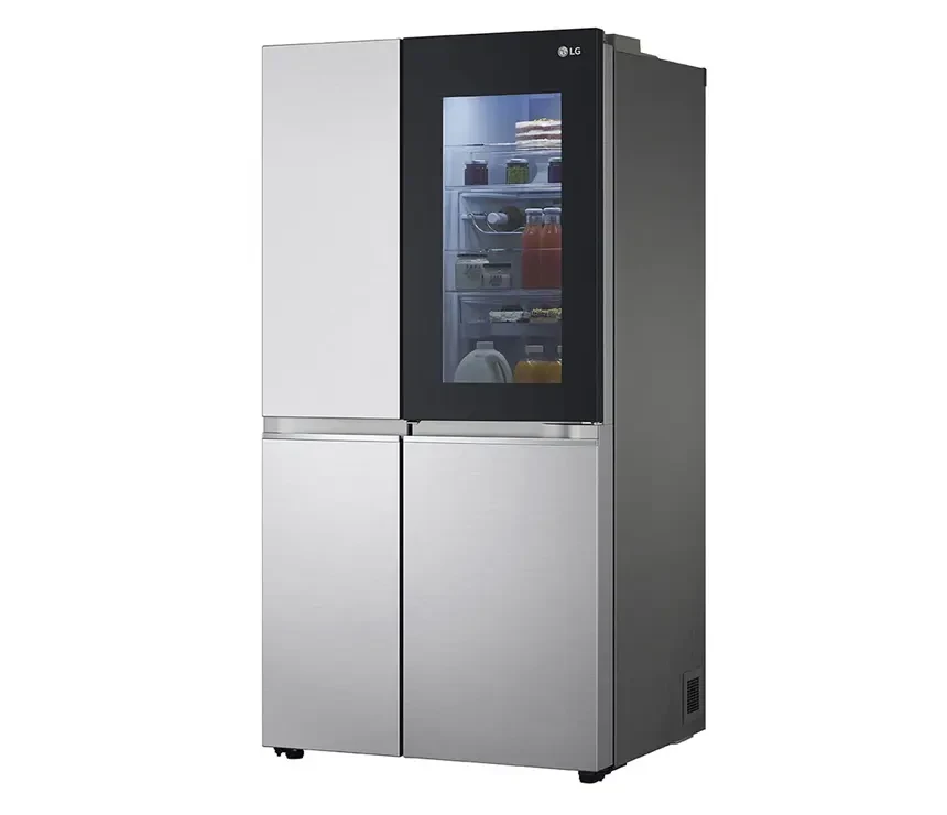 647L SIDE-BY-SIDE-FRIDGE WITH INSTAVIEW DOOR-IN-DOOR™ IN NEW NOBLE STEEL
