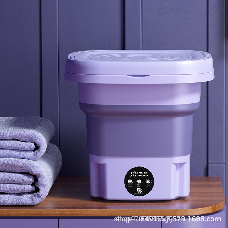 Lazy Man Artifact Mini Portable Hosiery Washing Machine Folding Washing Machine Small Dormitory Underwear and Underwear Special Hosiery Washing Machine