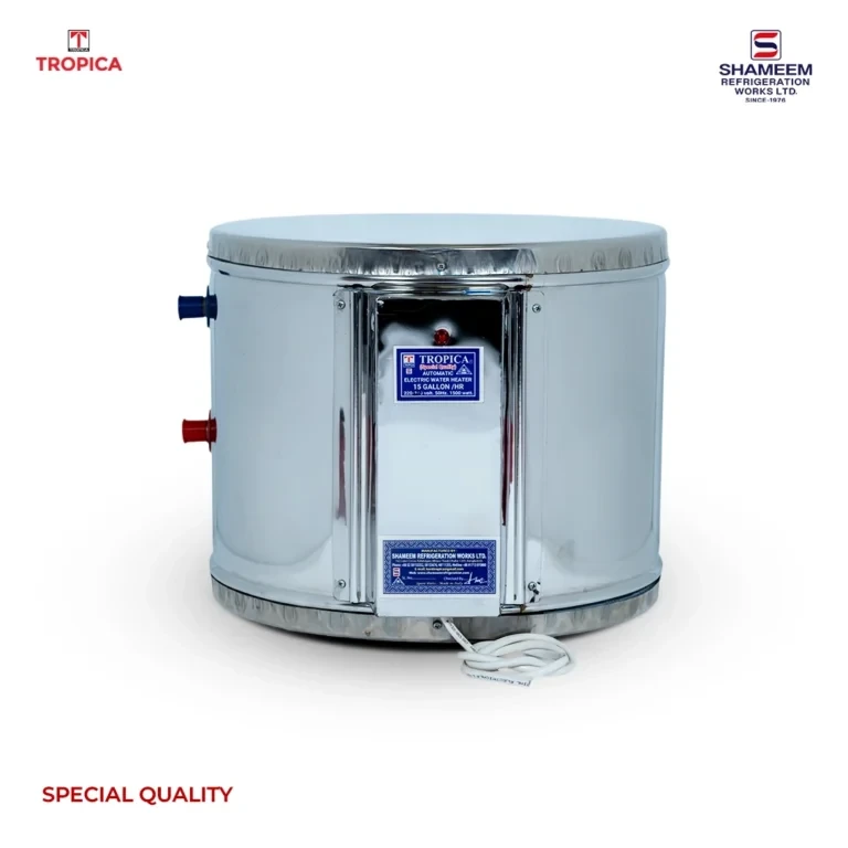 15 Gallon/HR (67.5 Liter) Shameem Tropica Geyser (Floor-Stainless Steel)