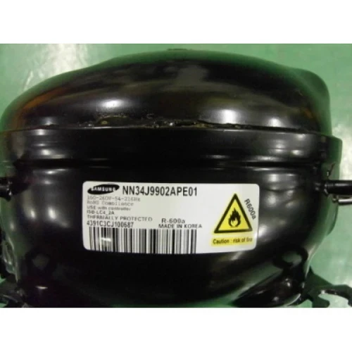 Samsung NN34J9902APE01 Refrigerator Compressor (R-600a Hermetic Reciprocating) | Original Samsung Fridge Compressor Bangladesh