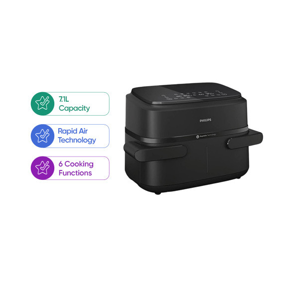 Philips 7.1L Dual Basket Air Fryer NA150/09