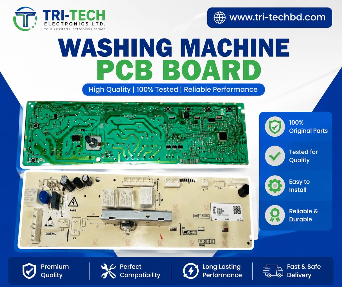 Walton Washing Machines PCB  Model AFM70