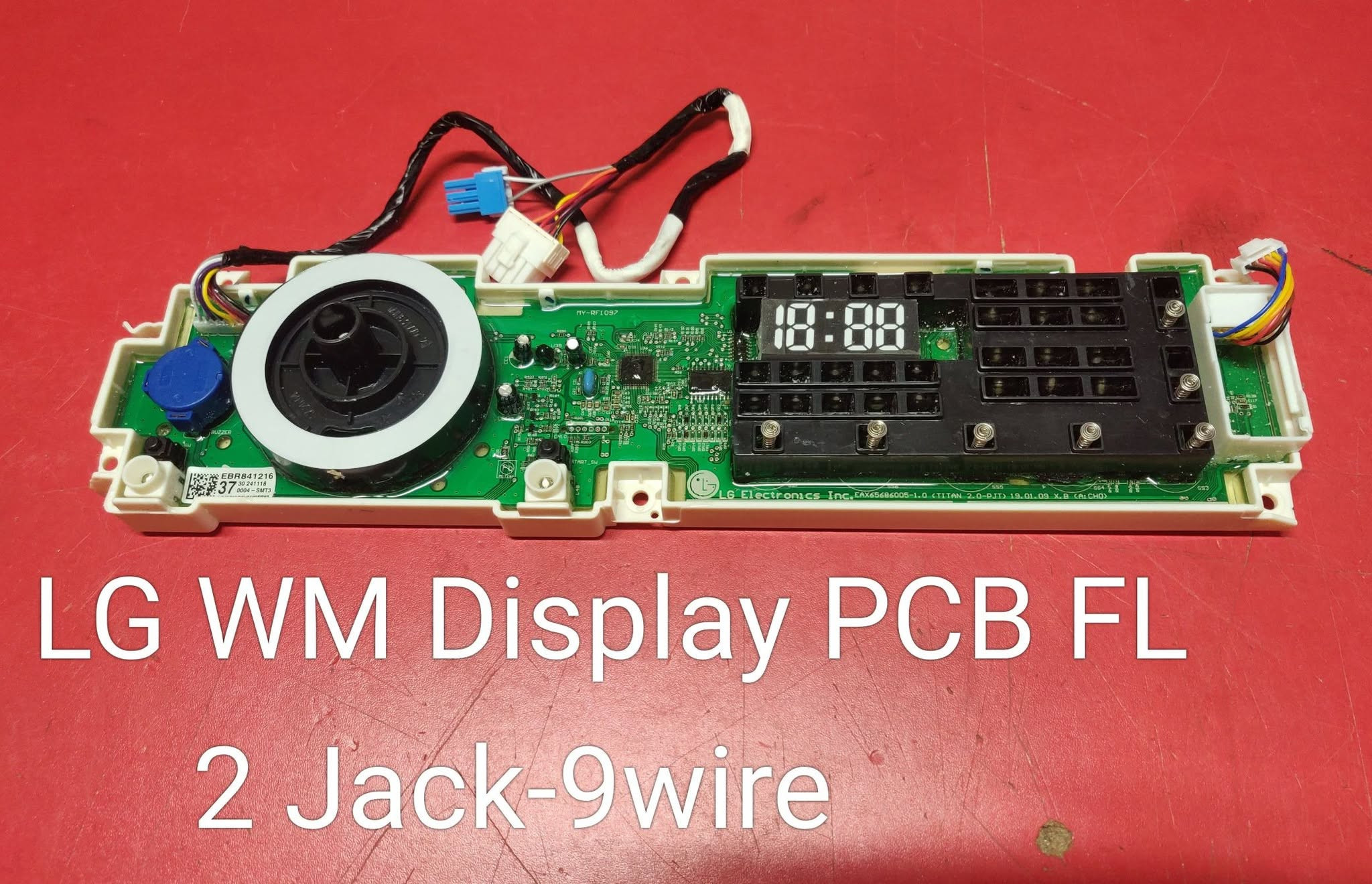 LG WM Display PCB FL 2 Jack-9wire